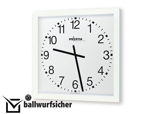 Peweta® Klokke - Ballsikker - 50x50cm Med arabiske sifre